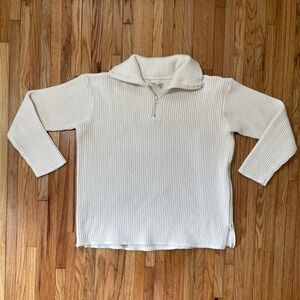 VON SAKEN - Cotton Quarter-Zip Sweater